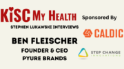 Benjamin Fleischer Pyure Brands Founder and CEO with Captain Cran Man Stephen Lukawski and Peter Mingils on KISC My Health Radio