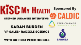 Sarah Burden with Peter Mingils and Stephen Lukawski on KISC My Health Radio Show