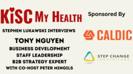 Tony Nguyen with Peter Mingils and Stephen Lukawski on KISC My Health Radio Show
